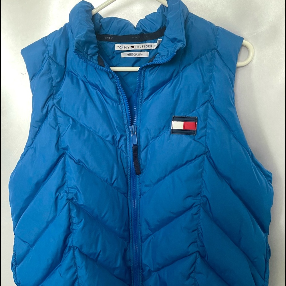 Tommy Hilfiger Vest, Ladies, Lt. Blue, Sleeveless, Quilted, Water Resistant